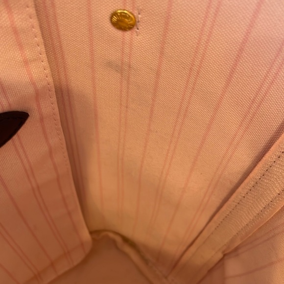 **SOLD**Louis Vuitton Neverfull MM Damier Ebene Ballerine Pink Tote Handbag EUC - Picture 15 of 15